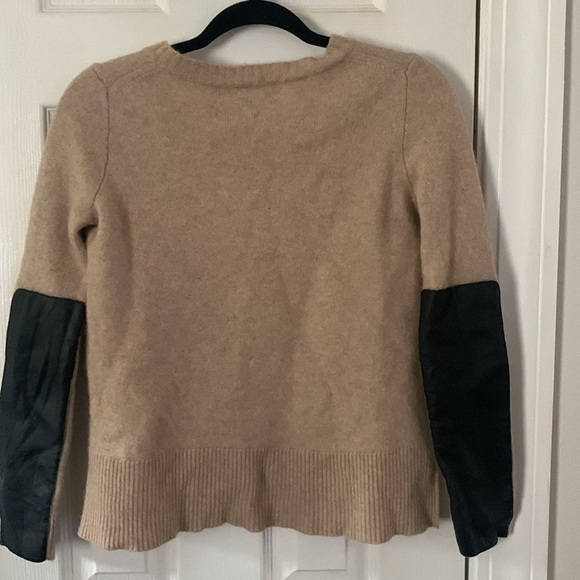 J. Crew Tan Cashmere/Wool Blend Sweater Size S - Picture 3 of 11